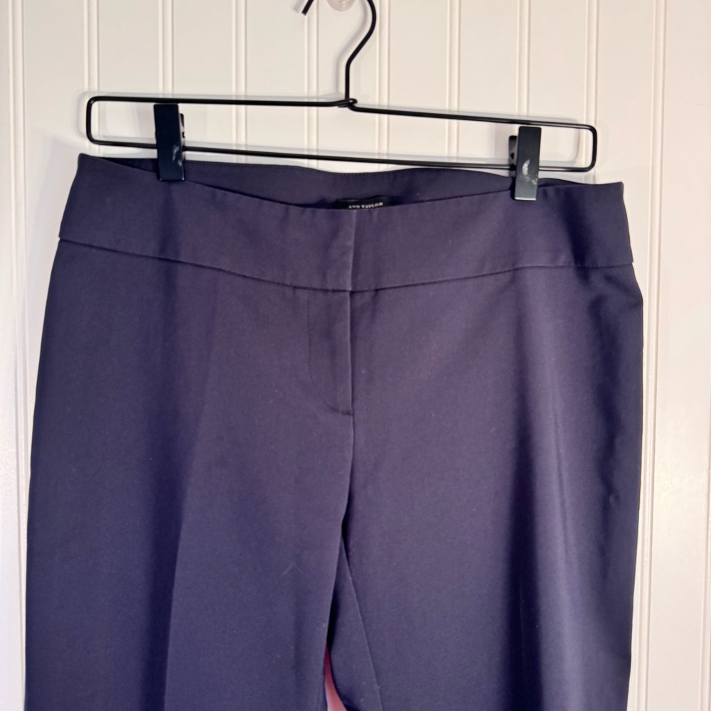 Ann Taylor Modern Fit Navy Blue Ankle Dress Pants Women’s Size 4 30” Inseam - Picture 3 of 13